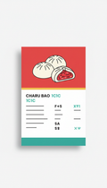 Cantonese Char Siu Bao Recipe Card