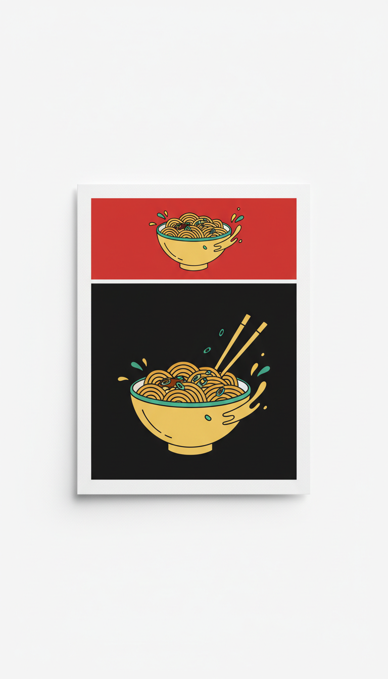 Shanghai Scallion Oil Noodles Recipe Card